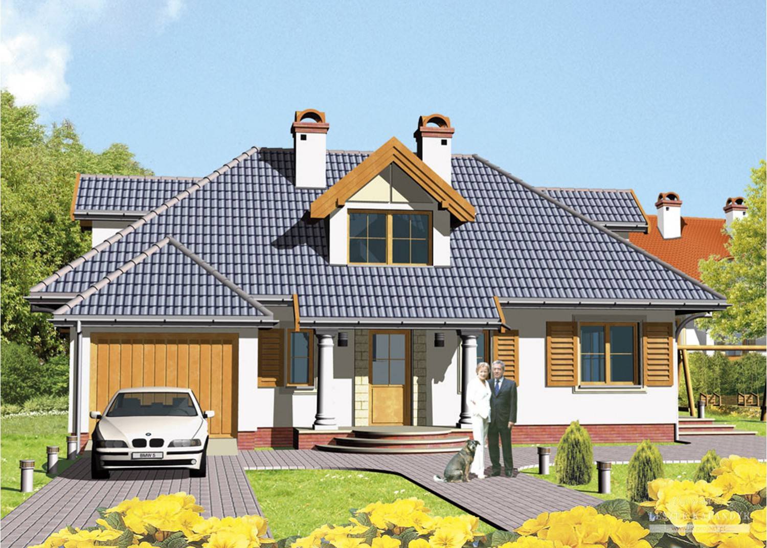 Проекты домов с гаражом под одной крышей: идеи для строительства загородного дома