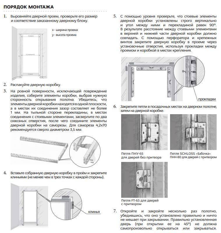 Как собрать дверную коробку межкомнатной двери и установить