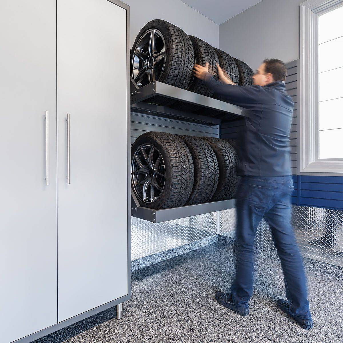 Стойка для колес – современное и удобное решение для гаража!