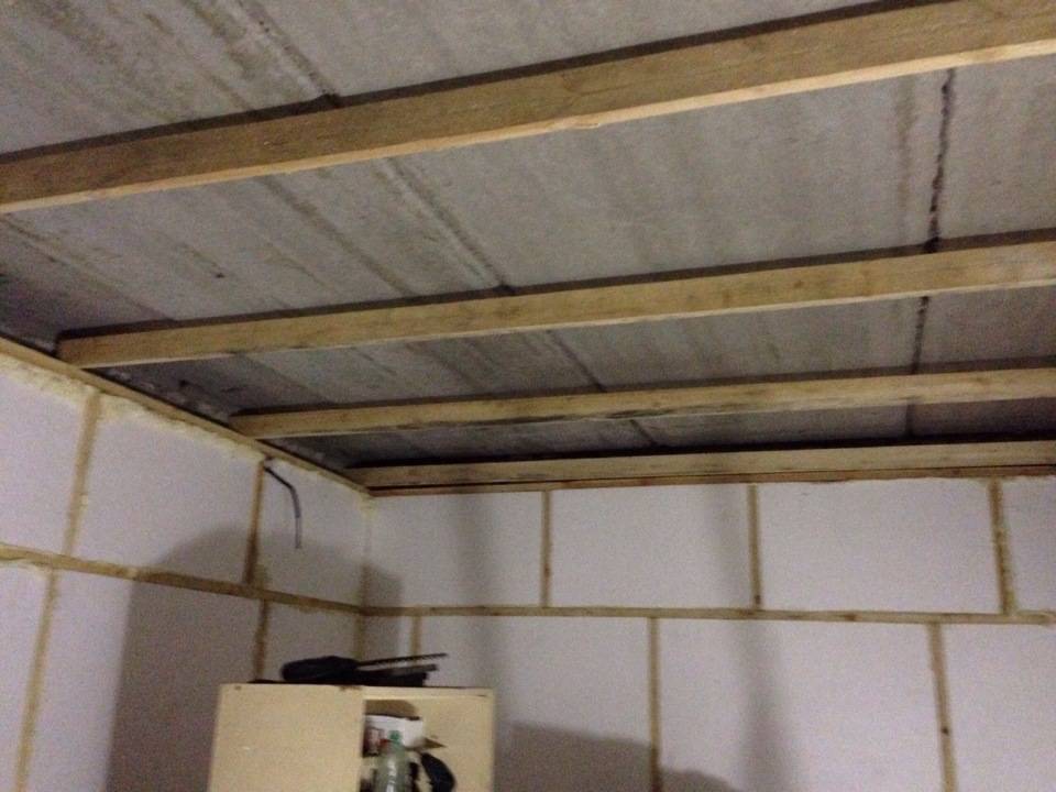 Утеплить потолок в гараже изнутри на бетон - утепление своими руками от а до я