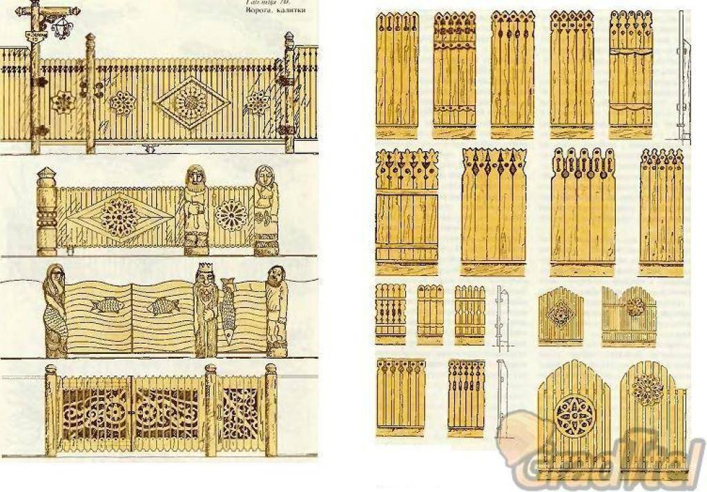 Резные заборы из дерева: фото, шаблоны, как их сделать своими руками