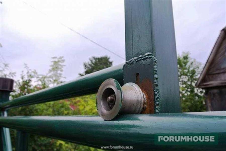 Откатные ворота своими руками: различные решения