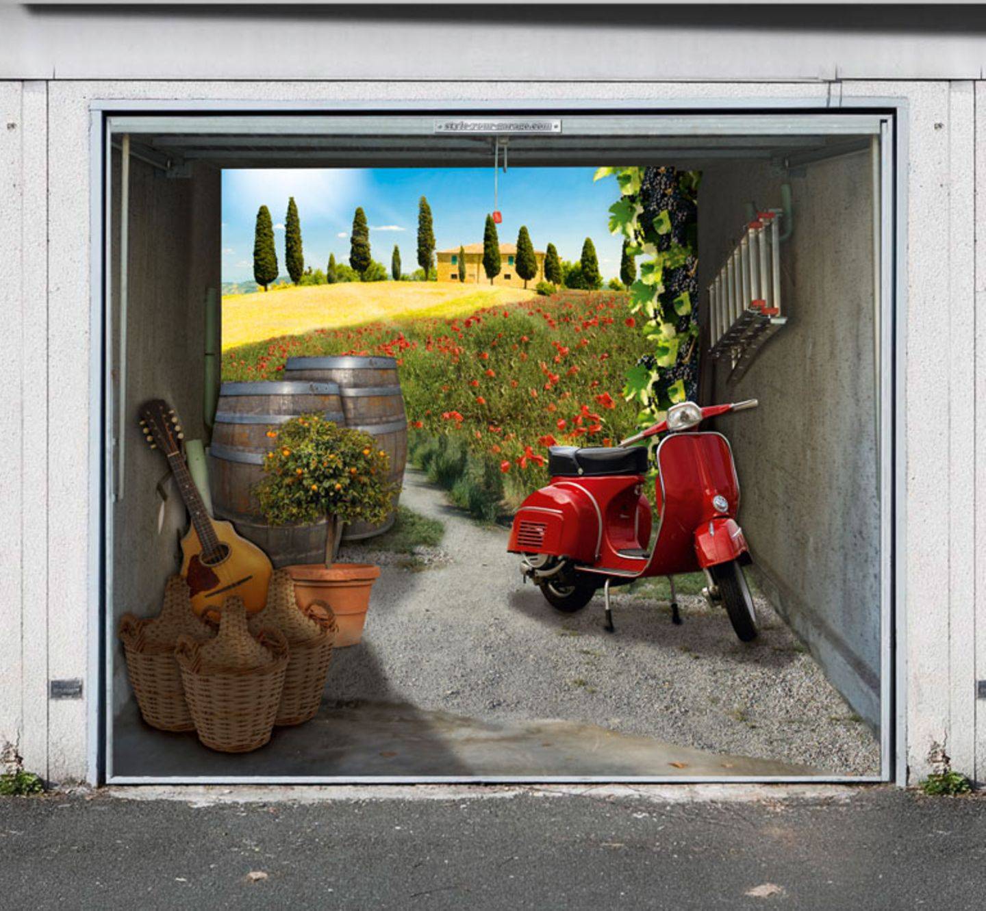 Красим ворота гаража самостоятельно