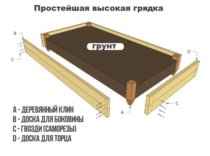 Деревянные грядки на даче своими руками: фото, размер досок, какие лучше и как сделать