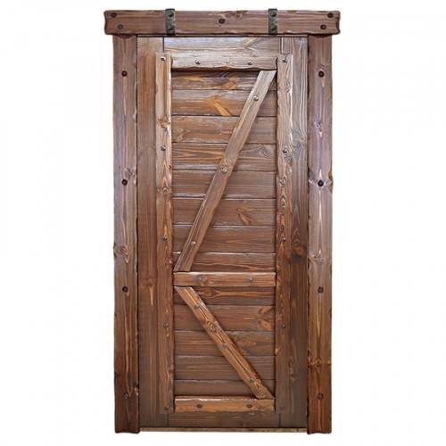 Разновидности деревянных дверей из сосны, особенности массива и его установки