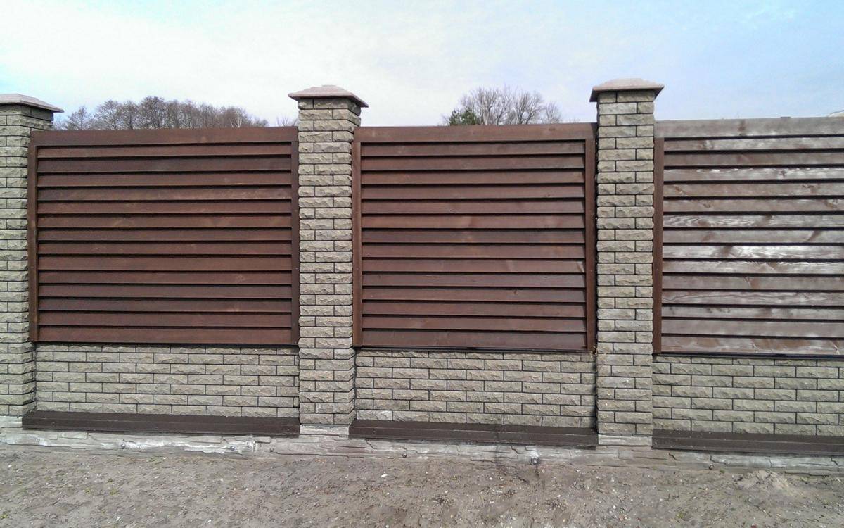 Виды заборов для частных домов - ремонт квартир фото