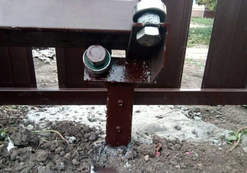 Как сделать откатные ворота самому