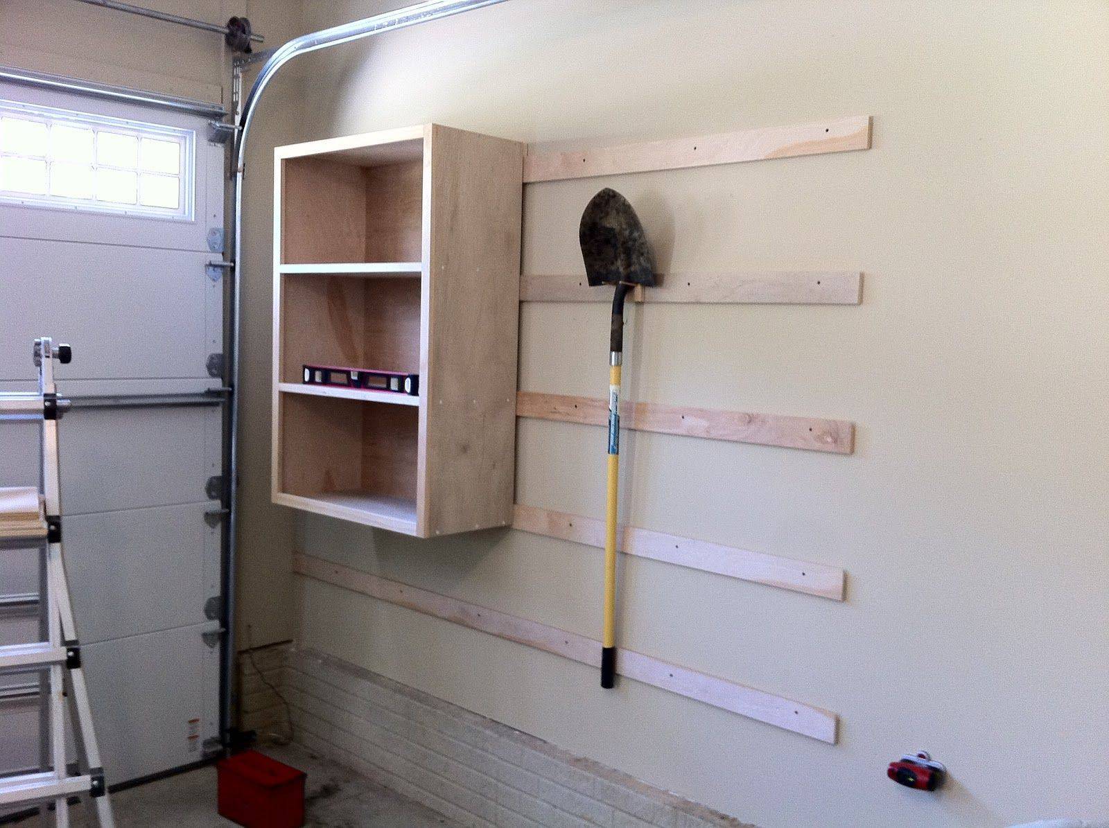 Навесной шкаф под инструменты из фанеры для гаража. пошаговые фото