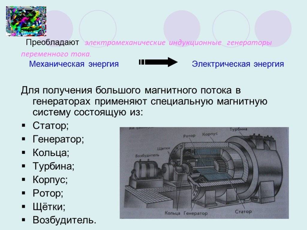 Электрические генераторы