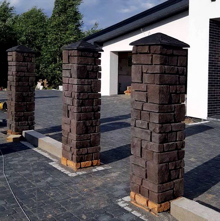 Изготовление декоративных блоков для заборных столбов