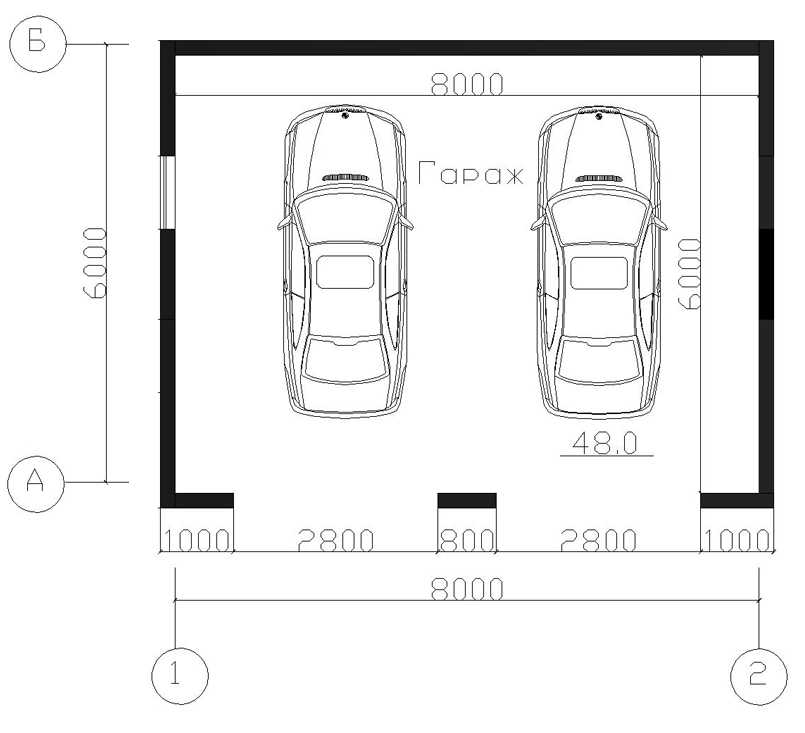 Стандартный размер гаража на 1 машину гост. размер гаража на одну машину. оптимальная высота гаража – какая она